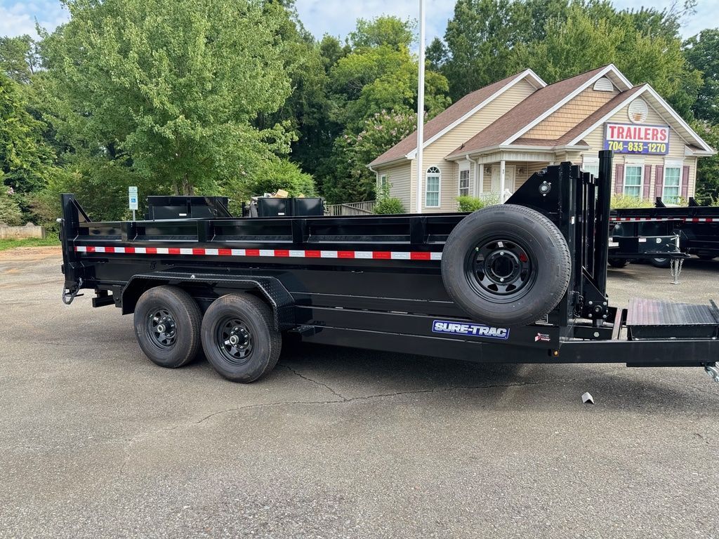 2026 Sure-Trac 7x16 HD TELESCOPIC DUMP 14K in lowell NC