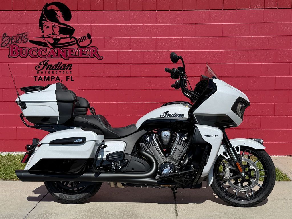 2026 Indian Motorcycle® Pursuit® Dark Horse® 112 w/ PowerBand Audio Ghost Whi DARK HORSE in Tampa, FL