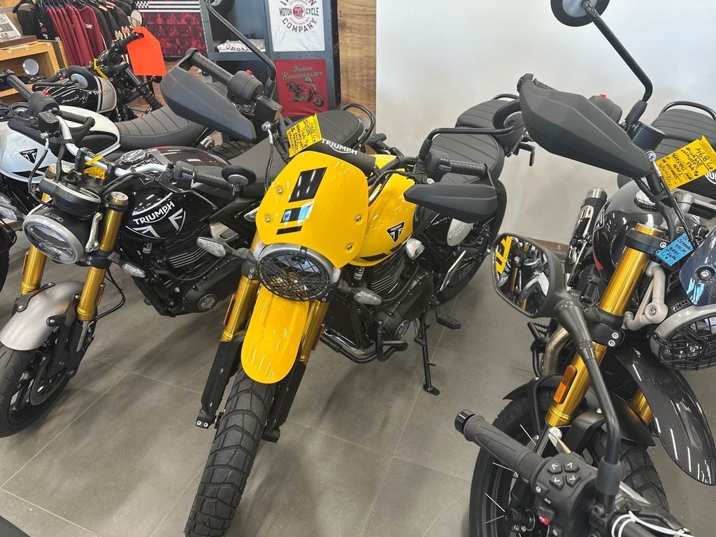 2026 Triumph Scrambler 400 XC Racing Yellow 400 XC in Augusta, ME