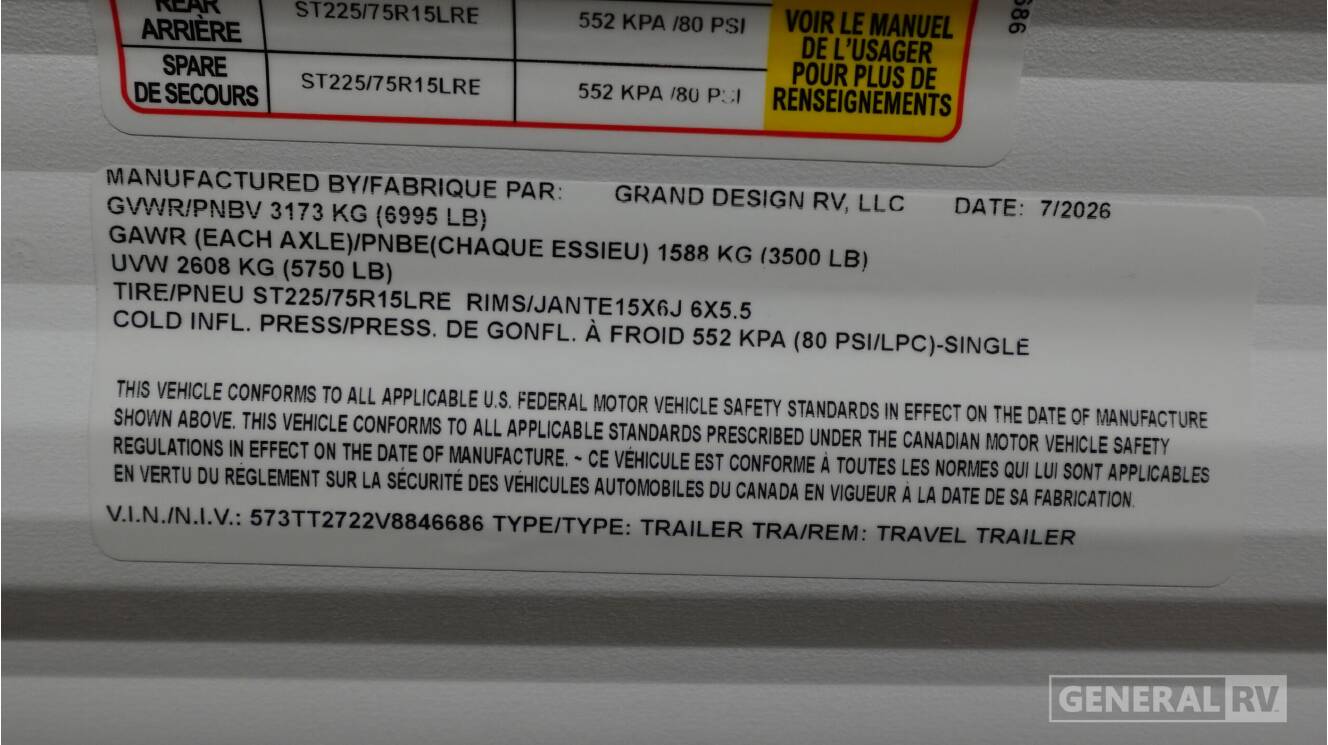 A photo of this 2027 Grand Design Transcend Xplor 23BHX