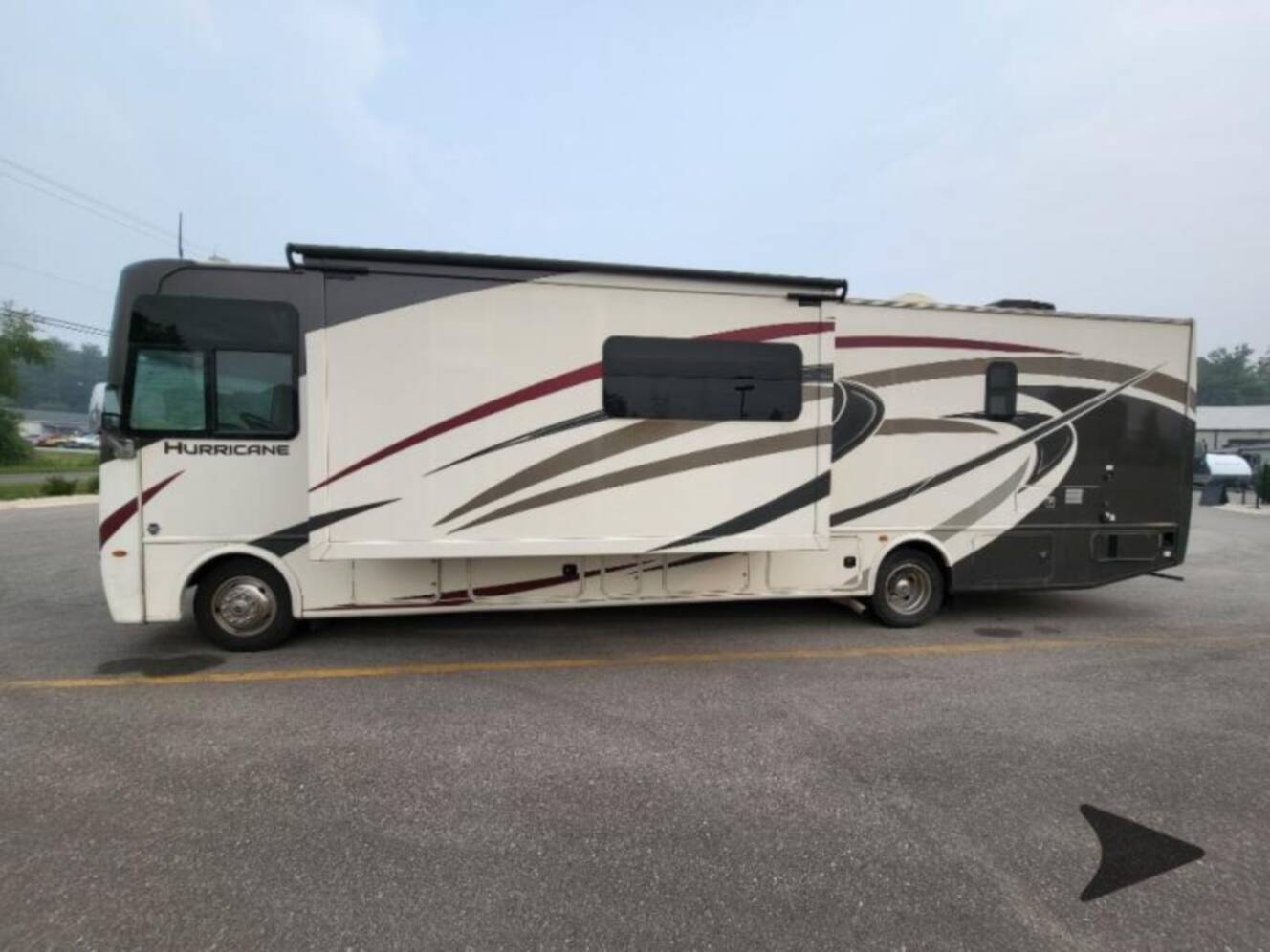 A photo of this 2019 Thor Motor Coach Hurricane 34R
