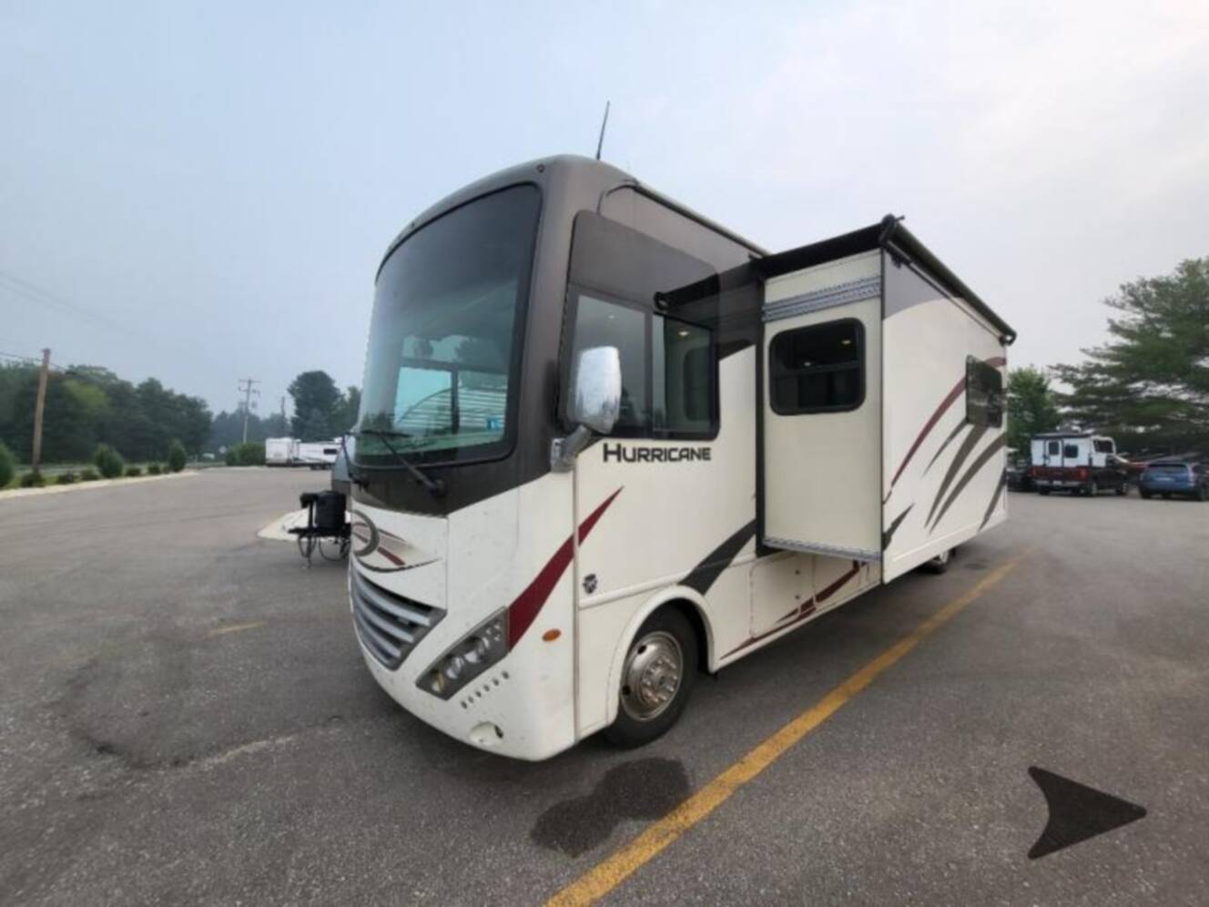A photo of this 2019 Thor Motor Coach Hurricane 34R
