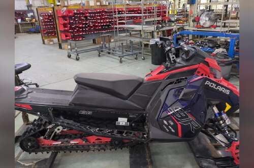 2025 Polaris® Patriot 9R Indy XCR 136 Midnight Blue Metallic / Indy R in ann arbor MI