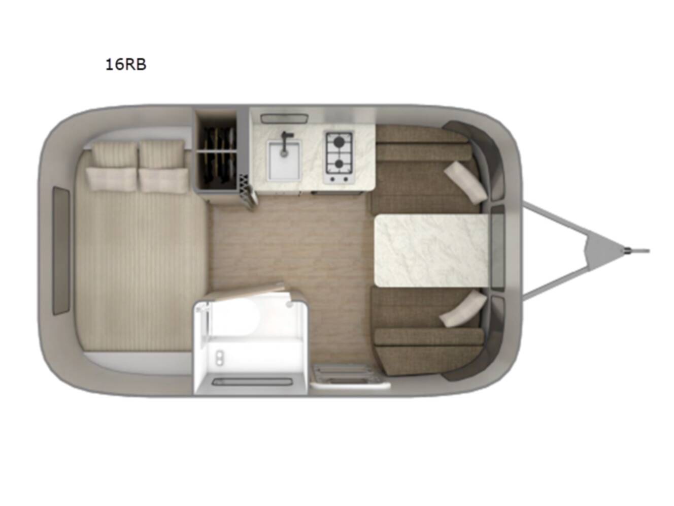A photo of this 2027 Airstream Caravel 16RB