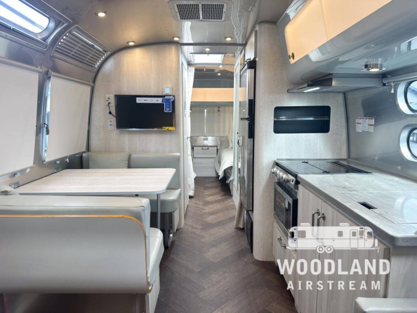 A photo of this 2027 Airstream International 28RB Twin