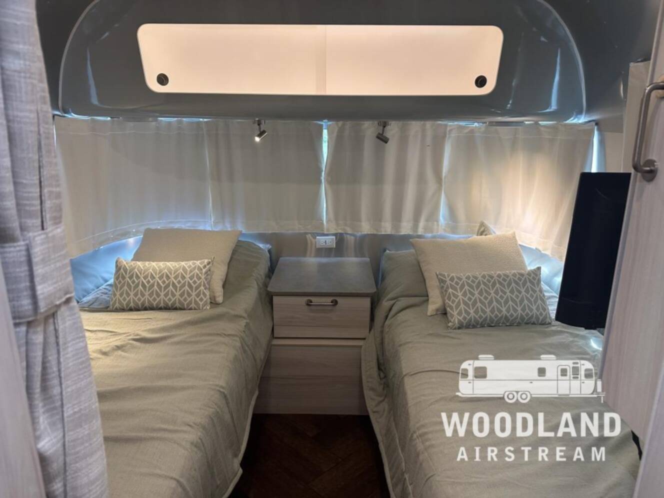 A photo of this 2027 Airstream International 28RB Twin