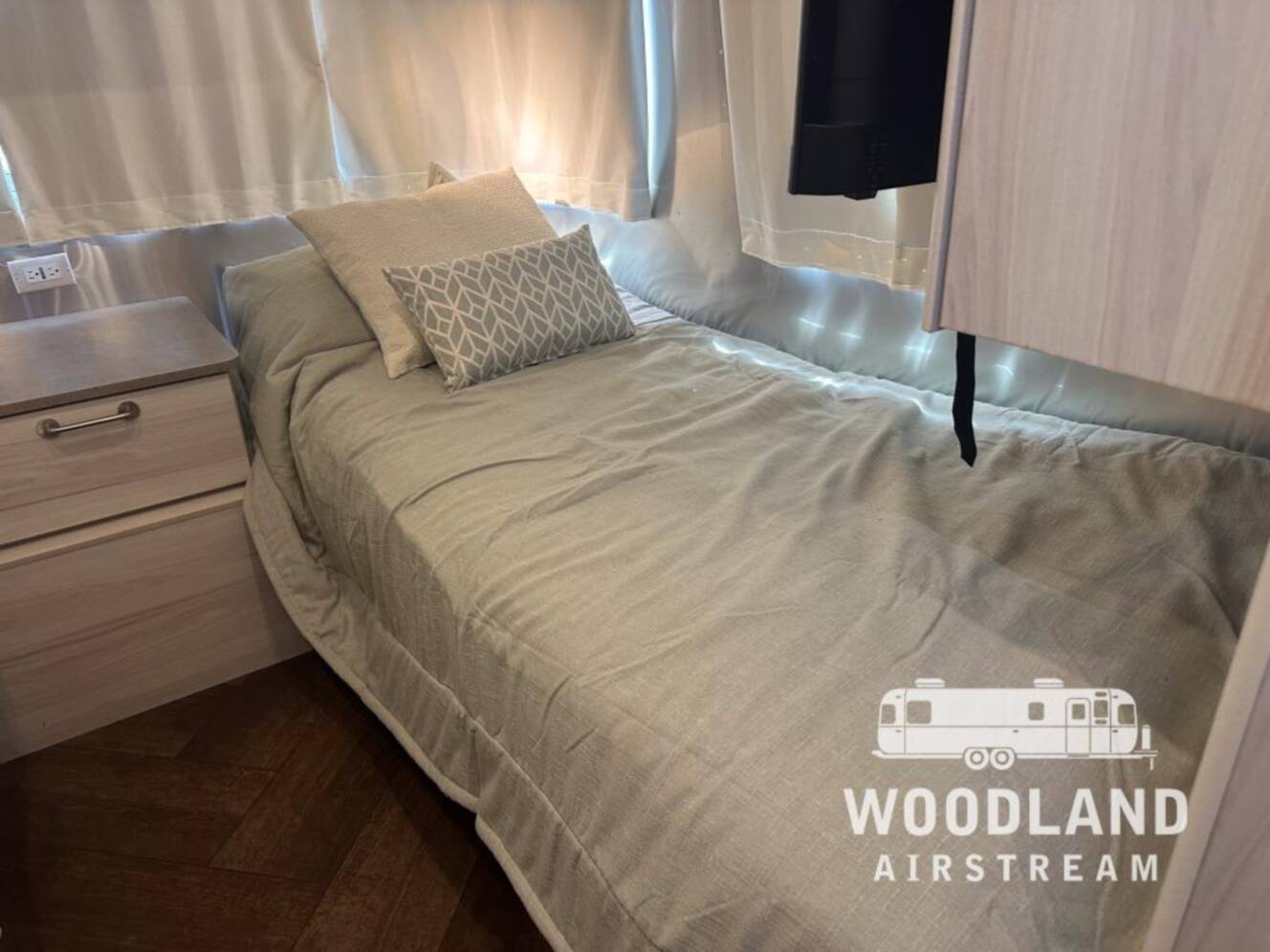 A photo of this 2027 Airstream International 28RB Twin