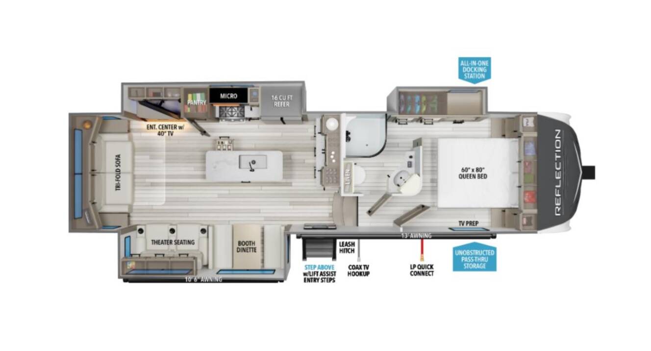 A photo of this 2026 Grand Design Reflection 303RLS