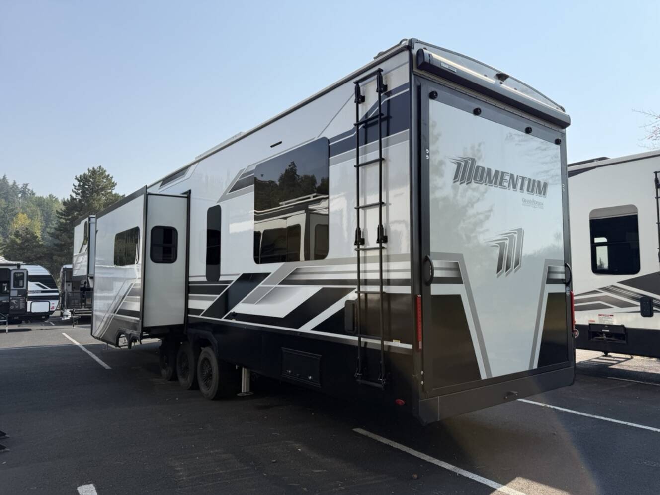 A photo of this 2026 Grand Design Momentum M-Class 395MS