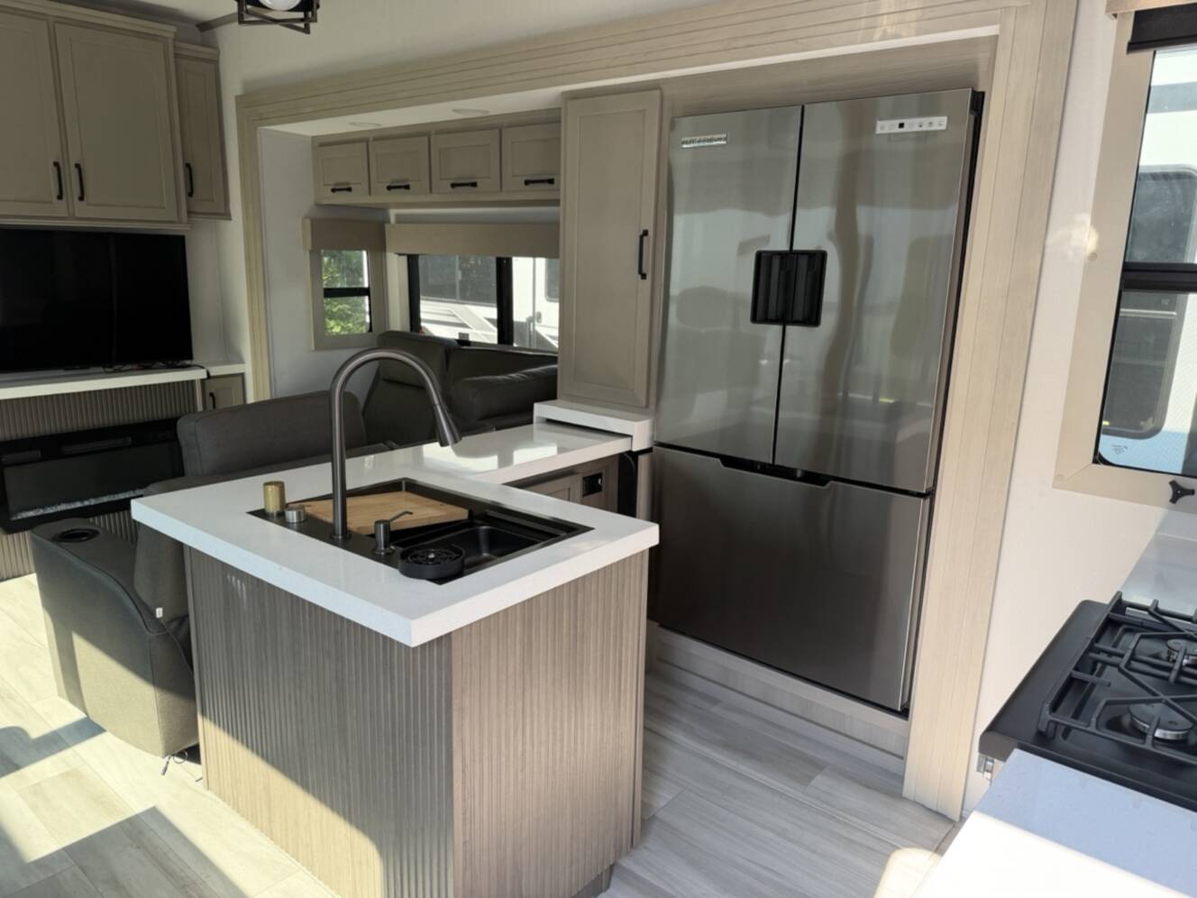 A photo of this 2026 Grand Design Momentum M-Class 395MS