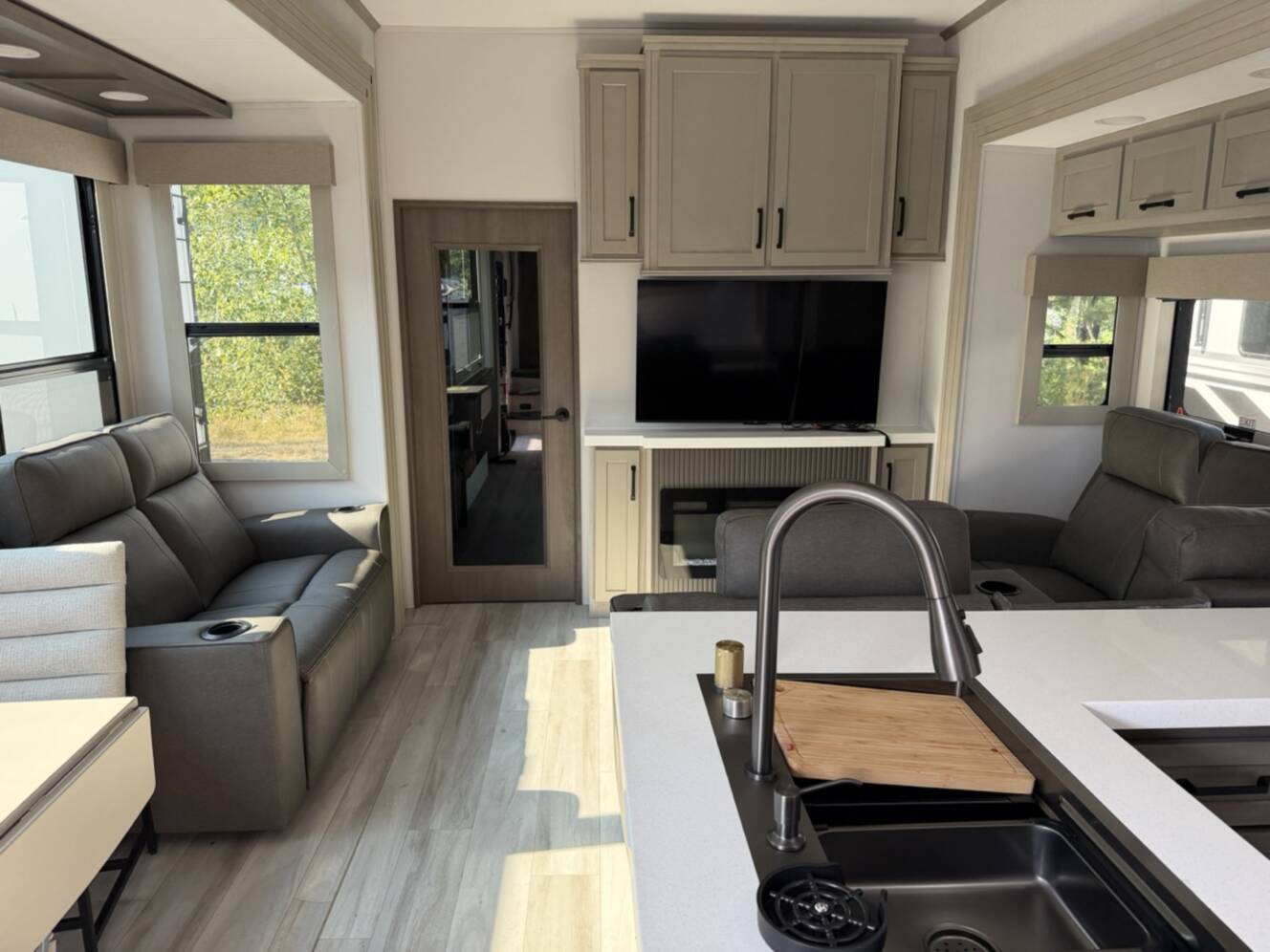 A photo of this 2026 Grand Design Momentum M-Class 395MS