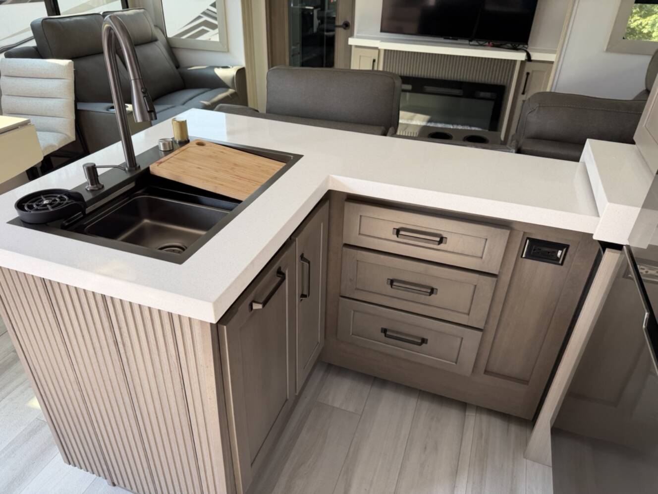 A photo of this 2026 Grand Design Momentum M-Class 395MS
