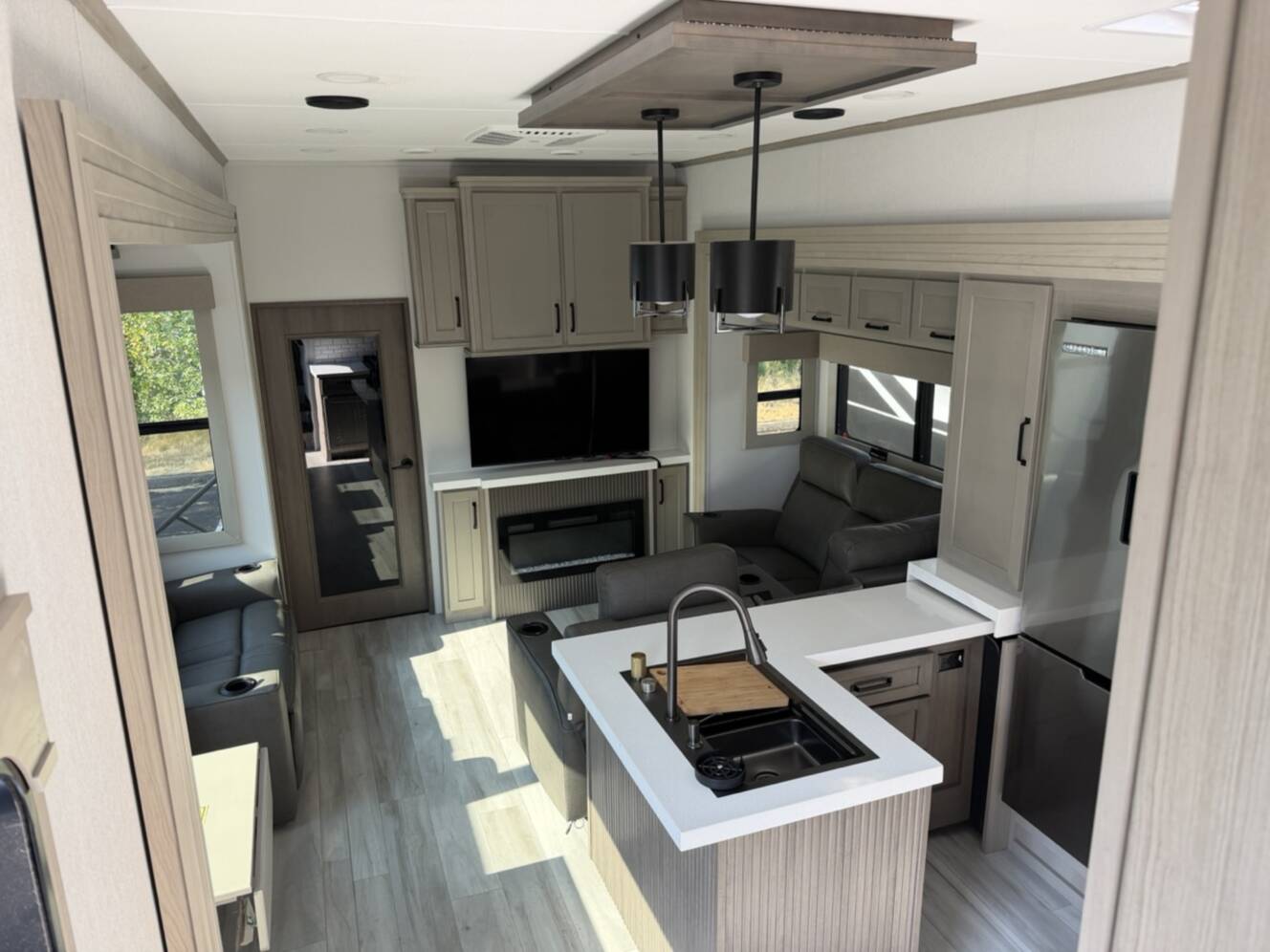 A photo of this 2026 Grand Design Momentum M-Class 395MS