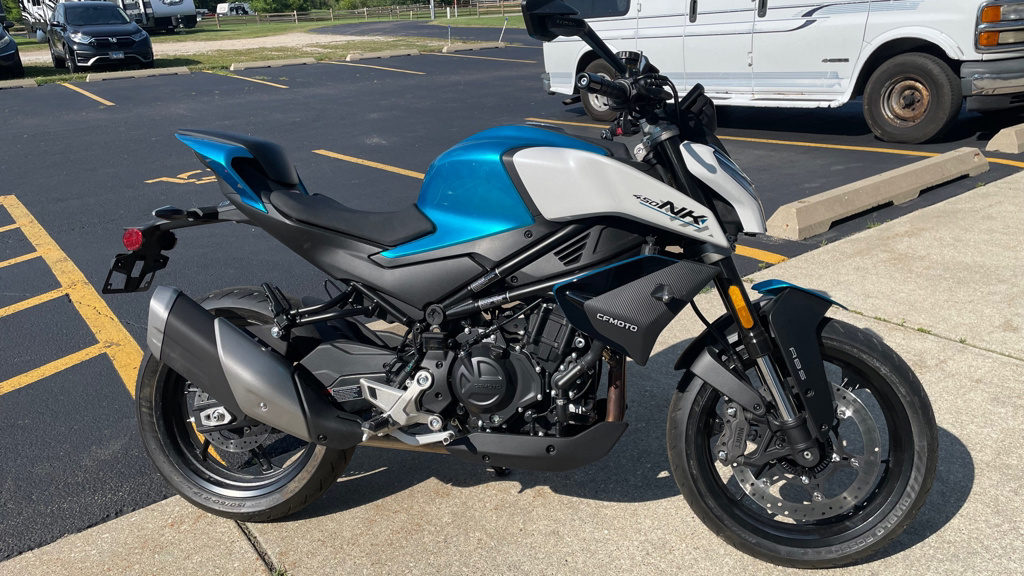2026 CFMOTO NK 450 - ZEPHYR BLUE 450 in Marengo, IL