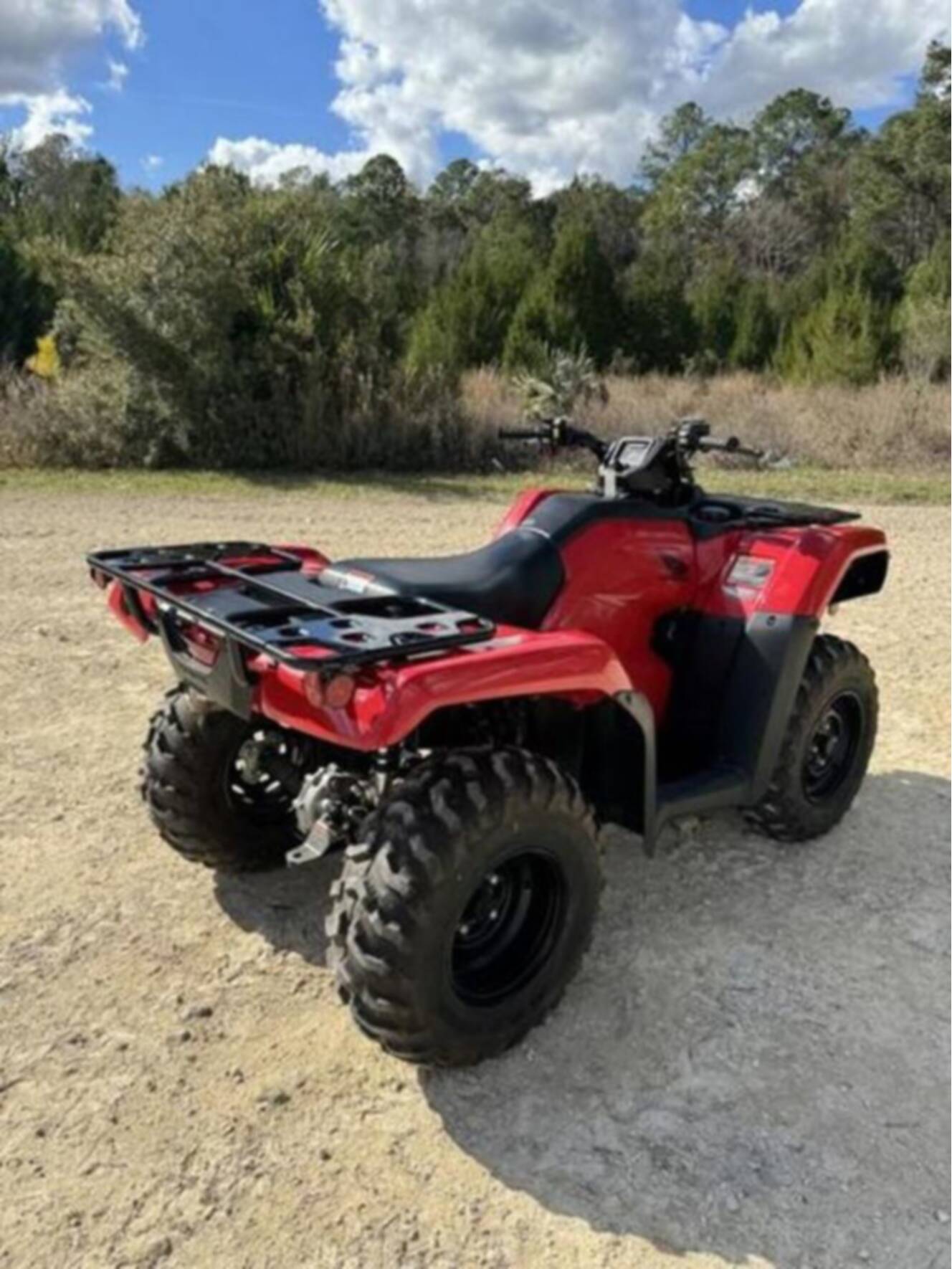 A photo of this 2027 Honda Fourtrax Rancher DCT IRS EPS