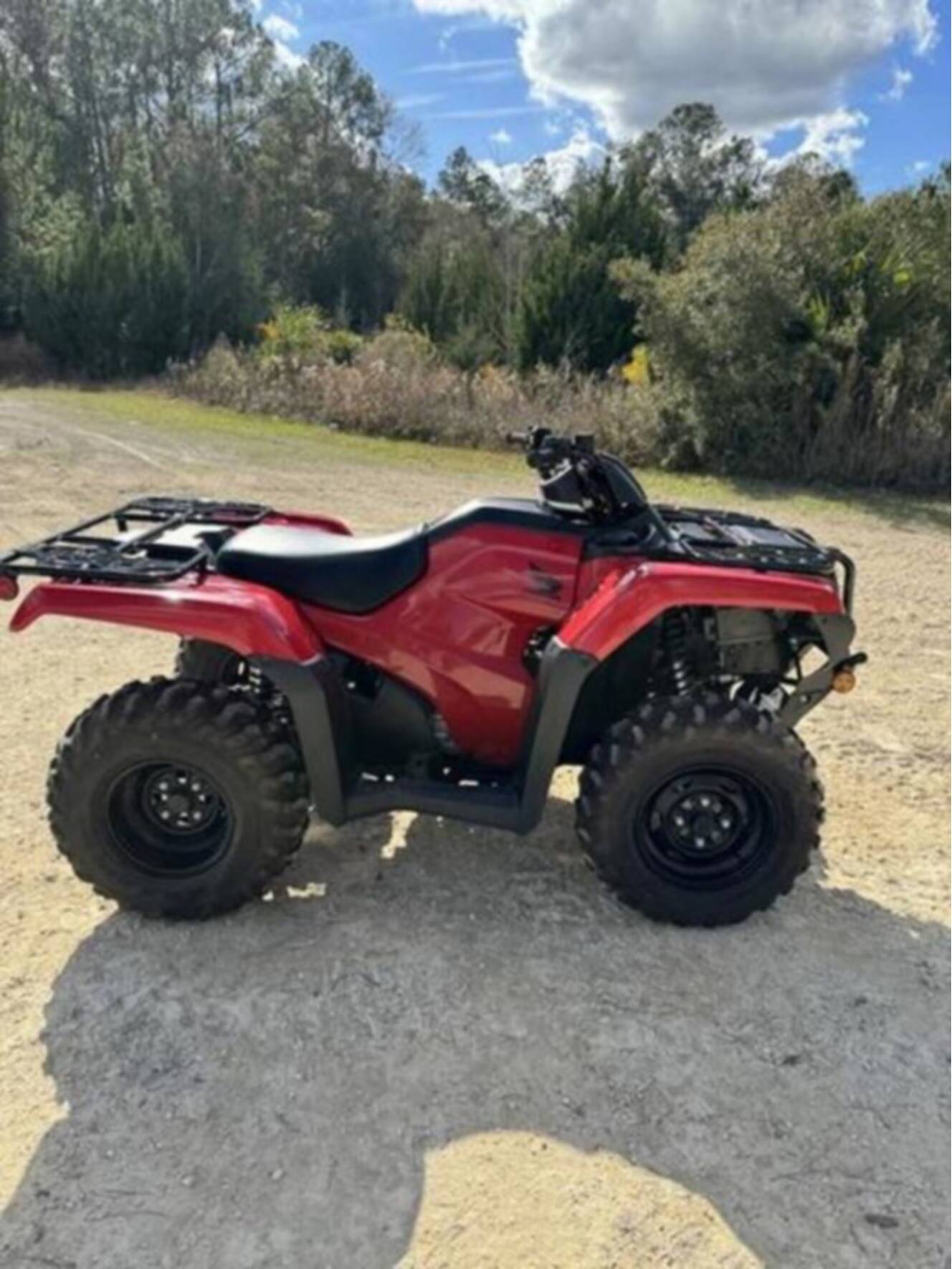 A photo of this 2027 Honda Fourtrax Rancher DCT IRS EPS