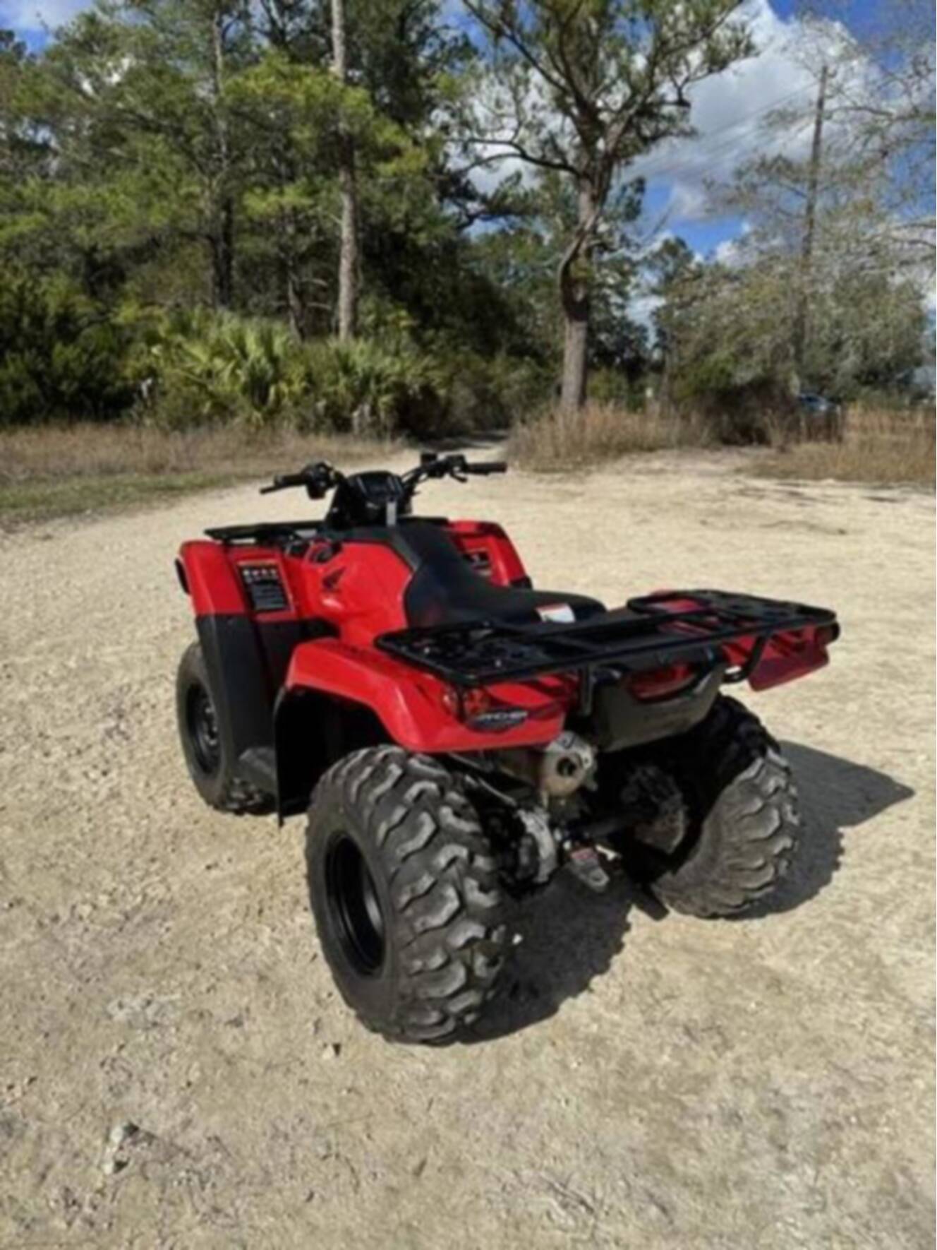 A photo of this 2027 Honda Fourtrax Rancher DCT IRS EPS