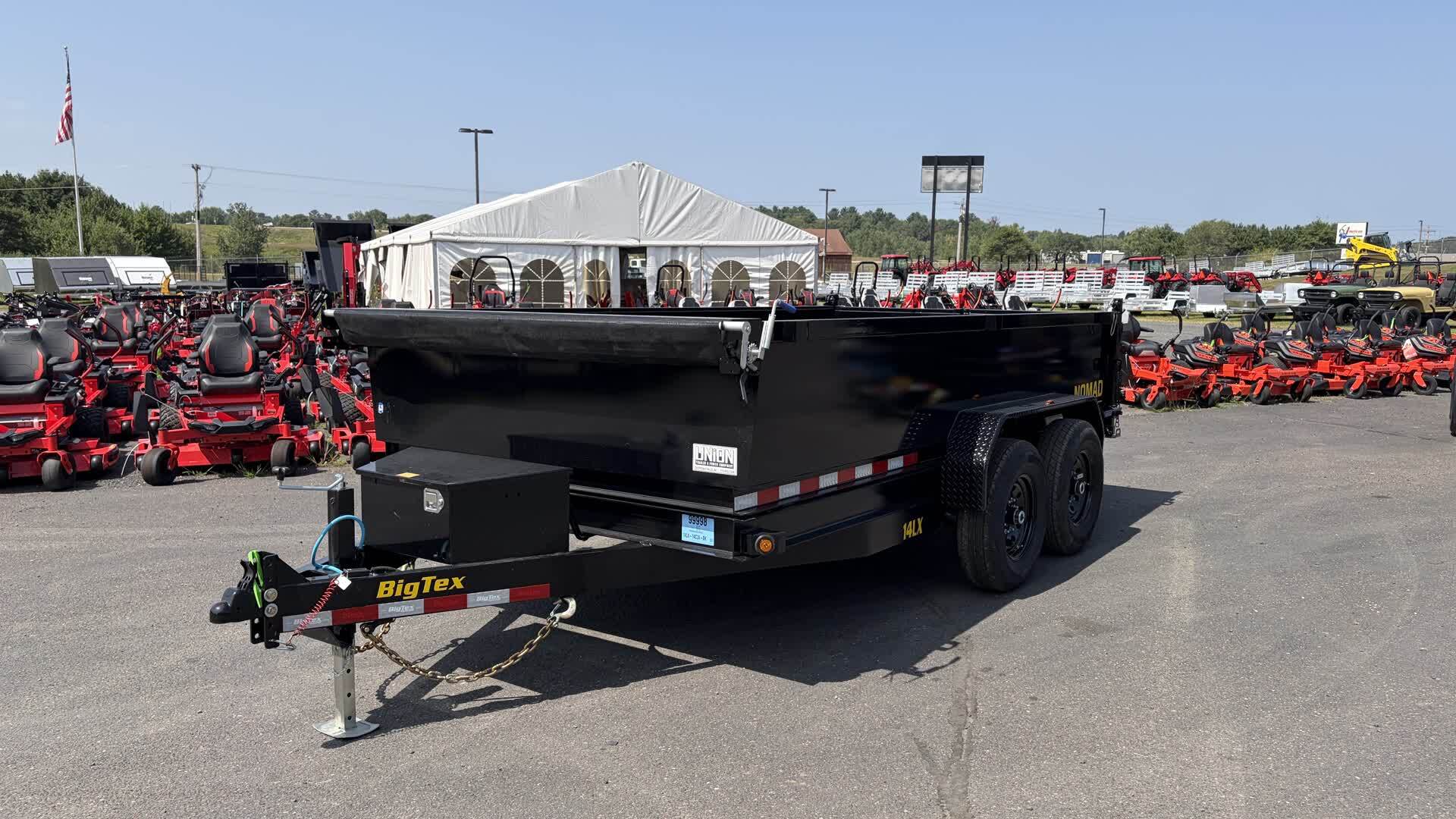 2026 Big Tex Trailers 14LX 83" x 14' 14k Tandem Axle Dump Trailer w/6' Slide- in Chippewa Falls, WI