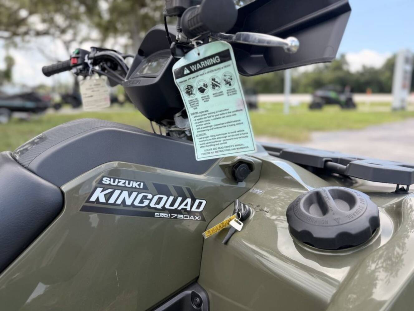 A photo of this 2026 Suzuki KingQuad 750AXi Power Steering