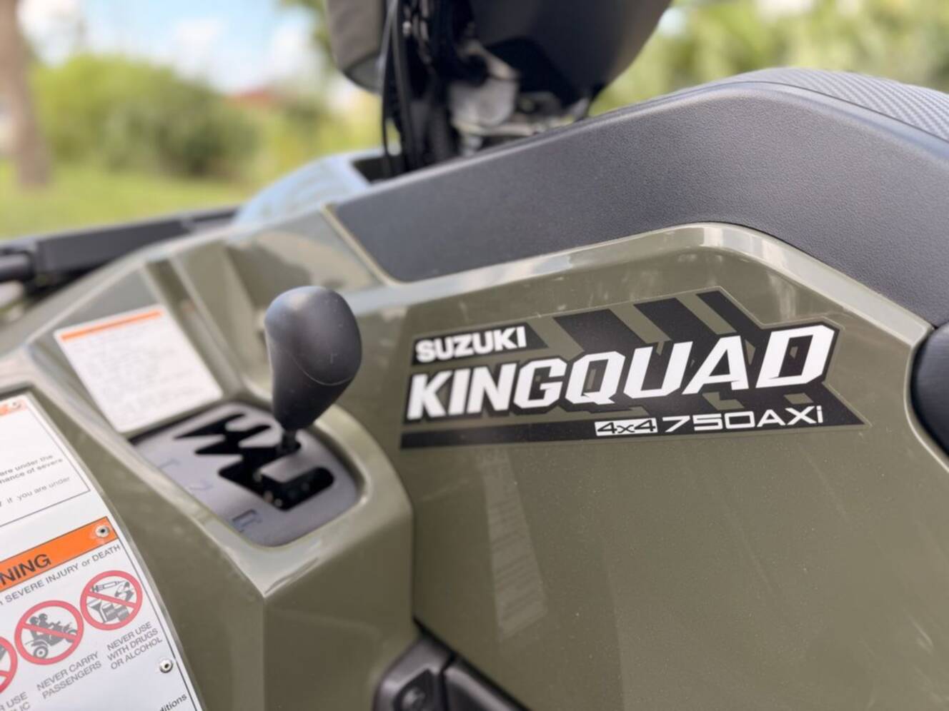 A photo of this 2026 Suzuki KingQuad 750AXi Power Steering