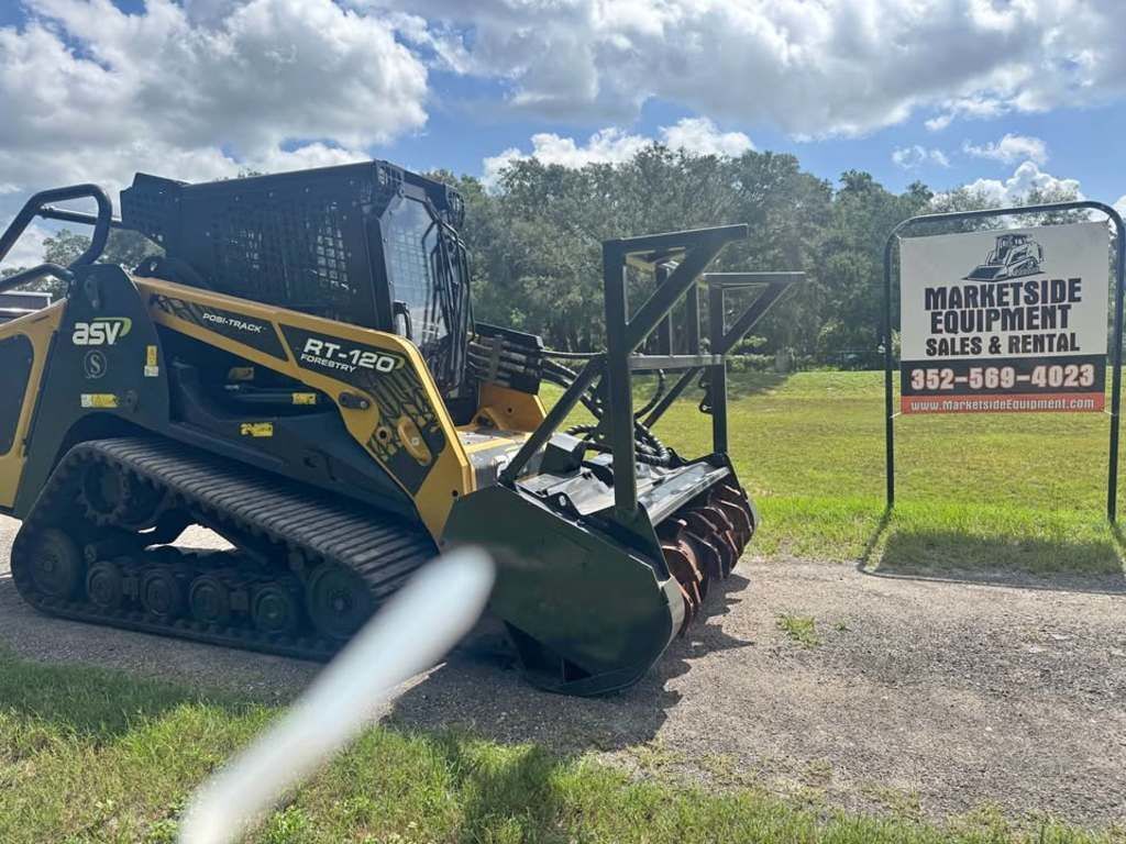 ASV RT120 Skid Steer & Mulching Head in Bushnell, FL