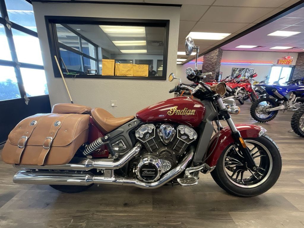 2016 Indian Motorcycle® Scout® ABS Indian Red ABS in Oklahoma City, OK