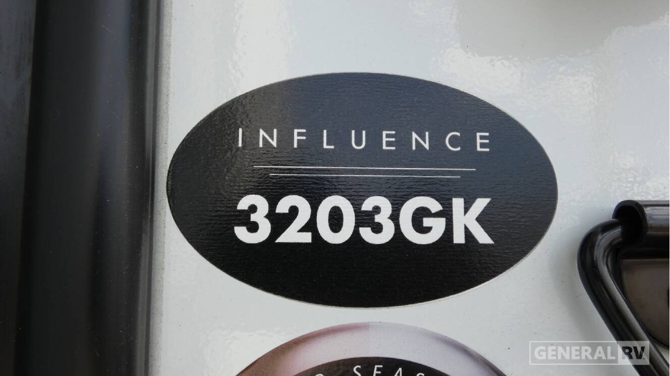 A photo of this 2026 Grand Design INFLUENCE 3203GK