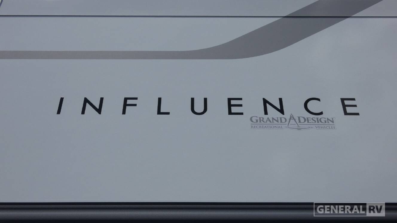 A photo of this 2026 Grand Design INFLUENCE 3203GK