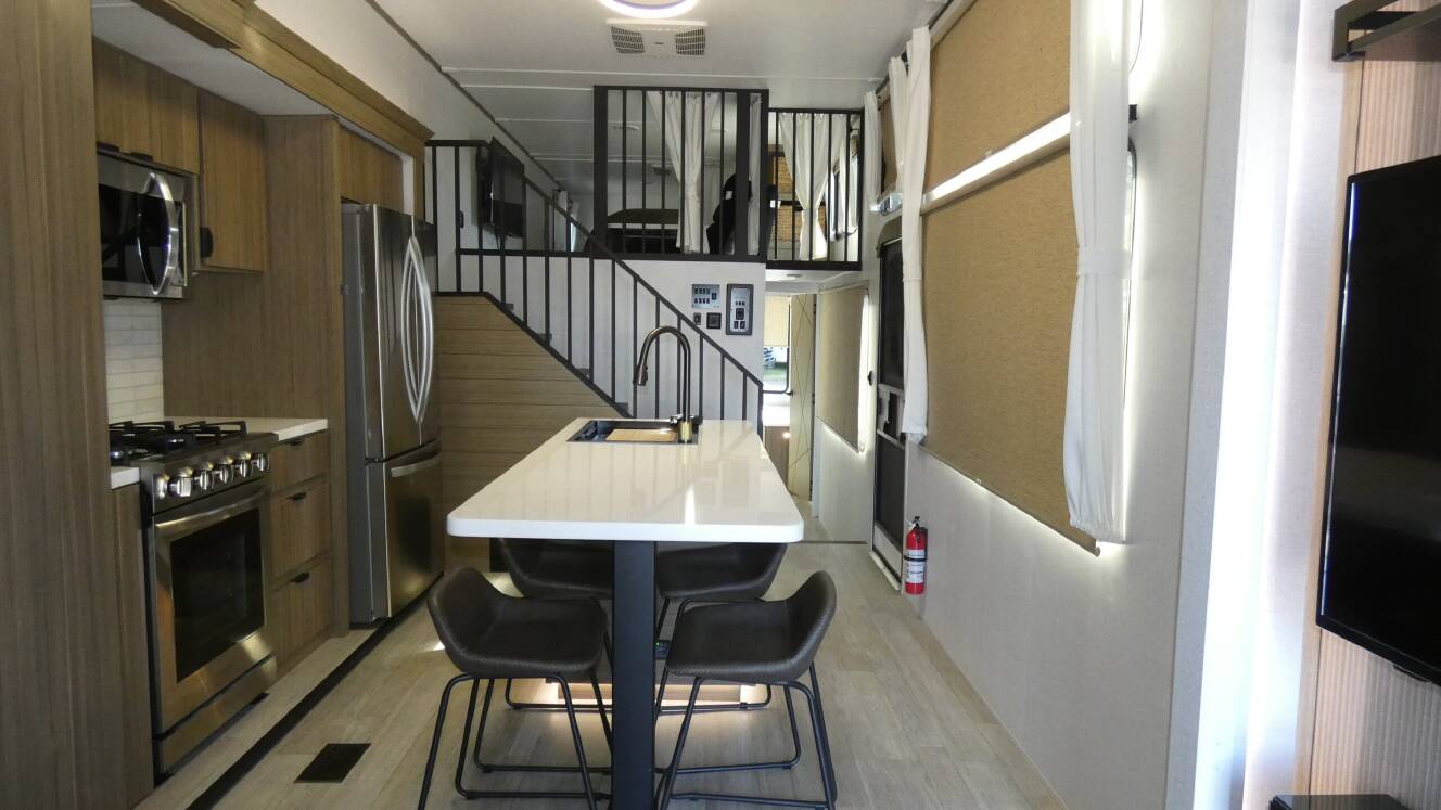 A photo of this 2025 Forest River SALEM GRAND VILLA 42VERANDA