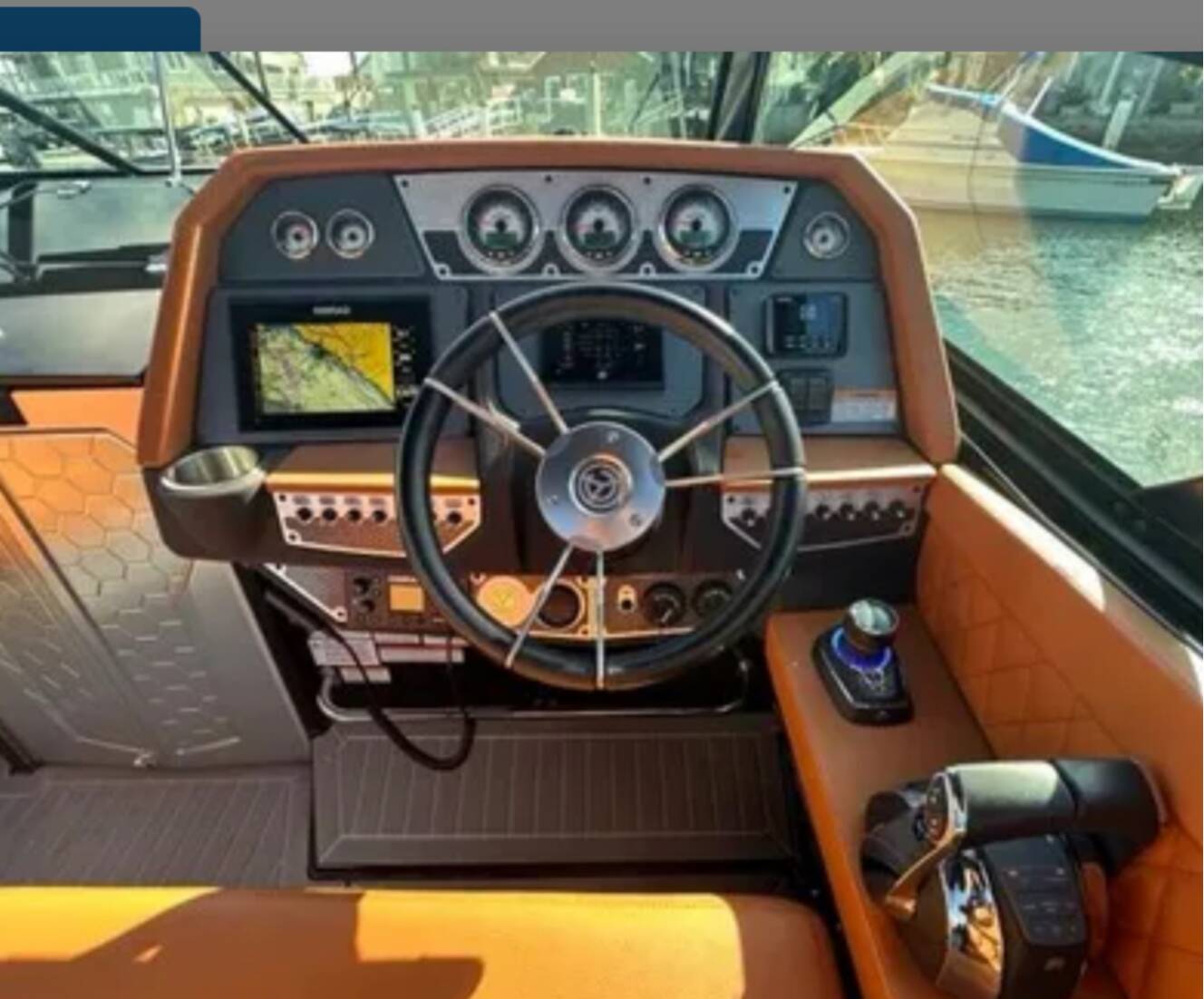 A photo of this 2021 Cruisers Yachts 338 SS OB SOUTHBEACH