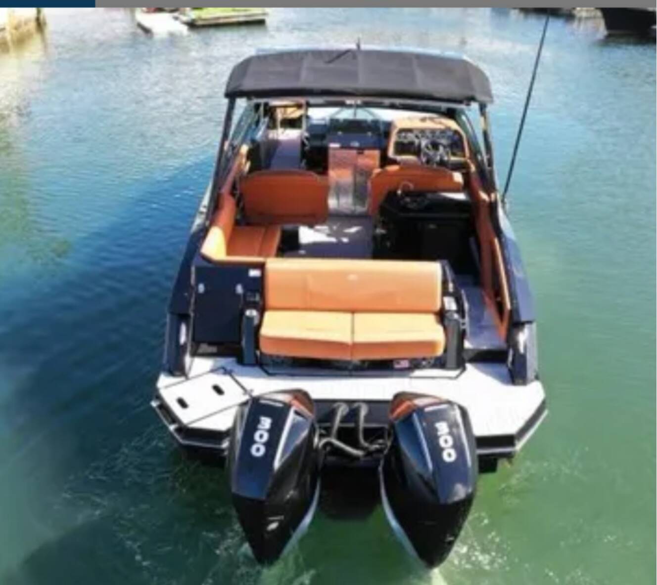 A photo of this 2021 Cruisers Yachts 338 SS OB SOUTHBEACH
