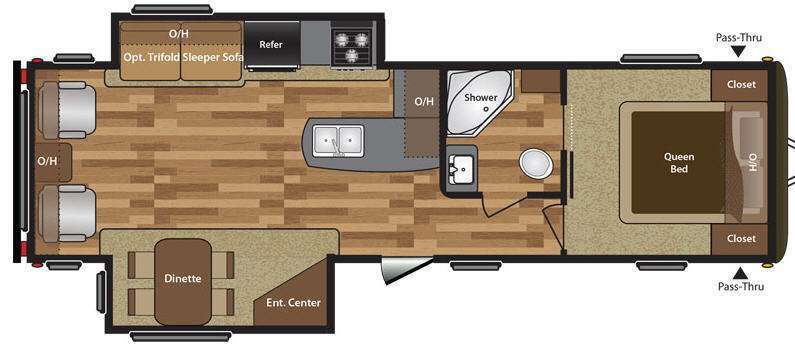 2016 Keystone Rv Hideout 30RLDS in st. cloud MN