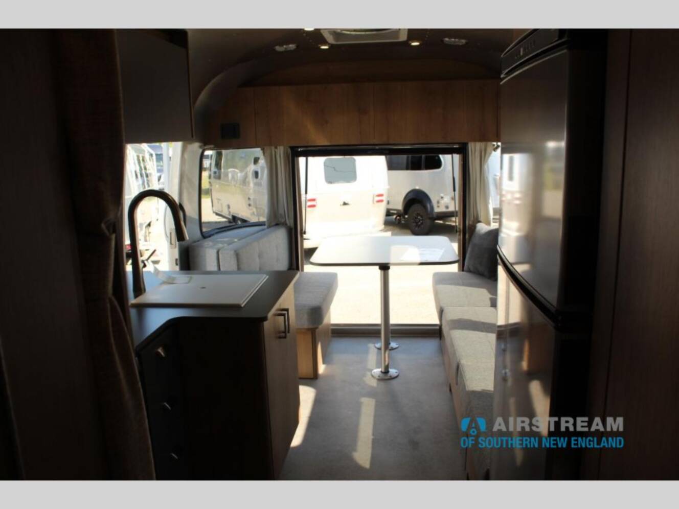 A photo of this 2026 Airstream Trade Wind 25FBQ