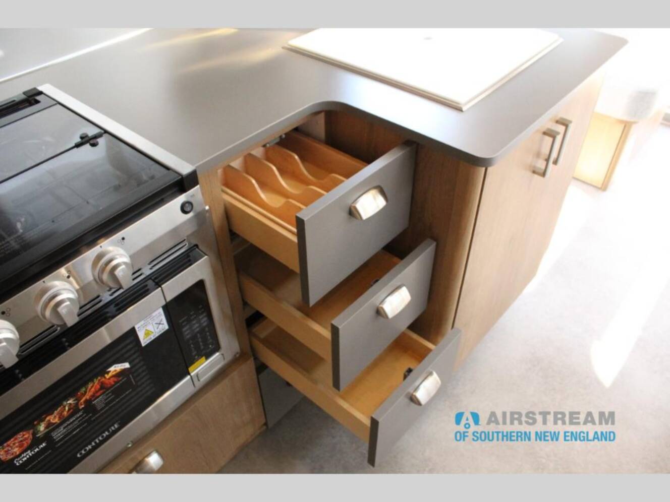 A photo of this 2026 Airstream Trade Wind 25FBQ