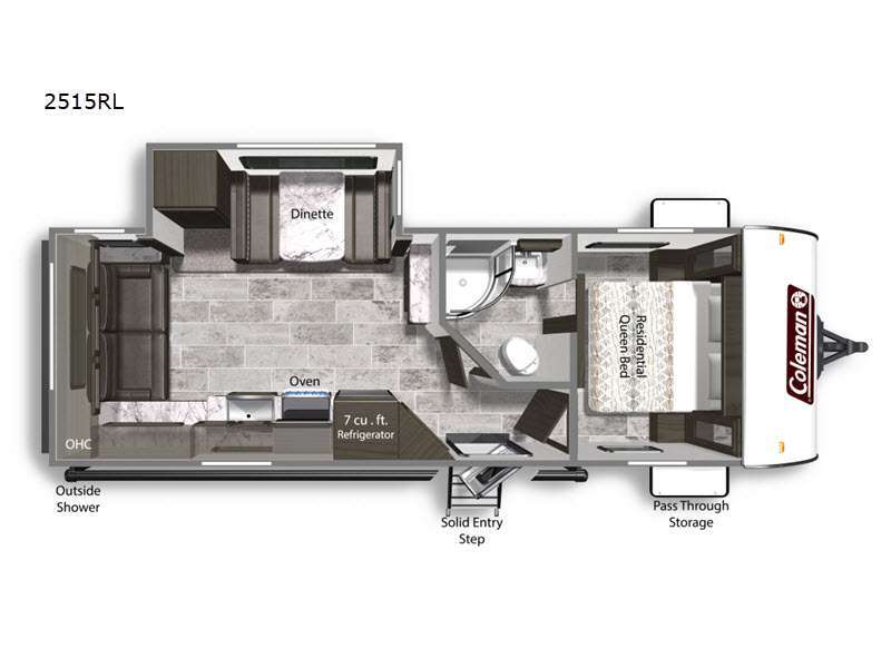 2021 Dutchmen Rv Coleman Light 2515RL in fort worth TX