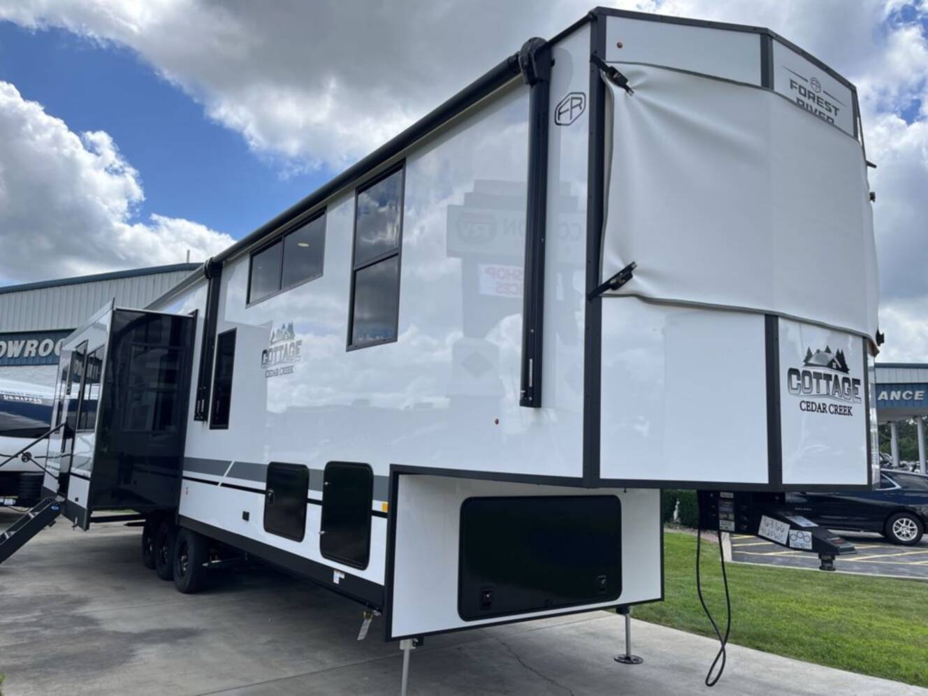 A photo of this 2027 Forest River Rv Cedar Creek Cottage 412FWC