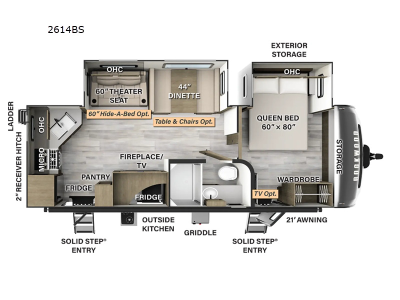 2024 Forest River Rv Rockwood Ultra Lite 2614BS in moorefield WV