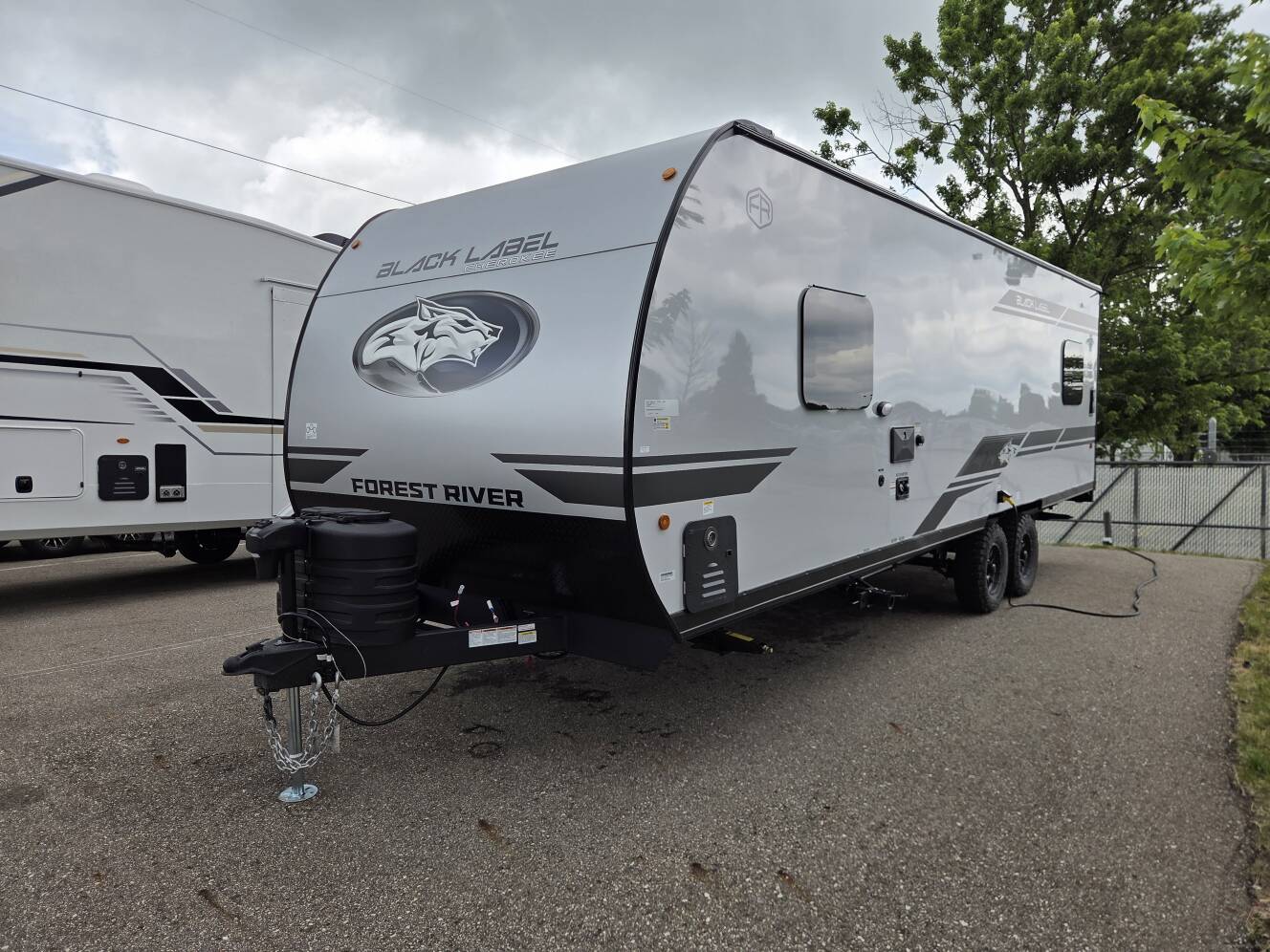 A photo of this 2027 Forest River Cherokee Grey Wolf Black Label 22RRBL