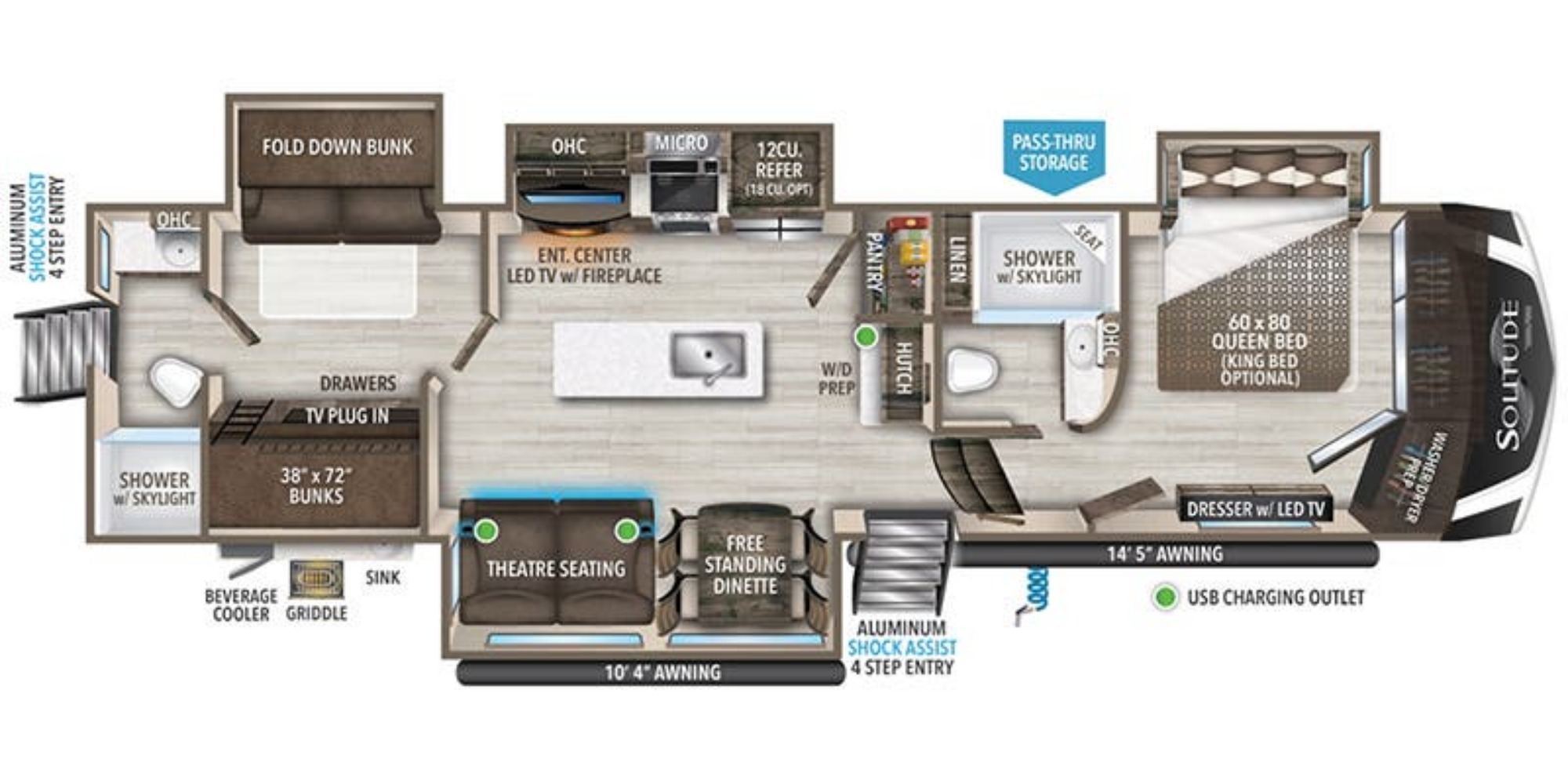 2023 Grand Design SOLITUDE 3740BH in alvarado TX