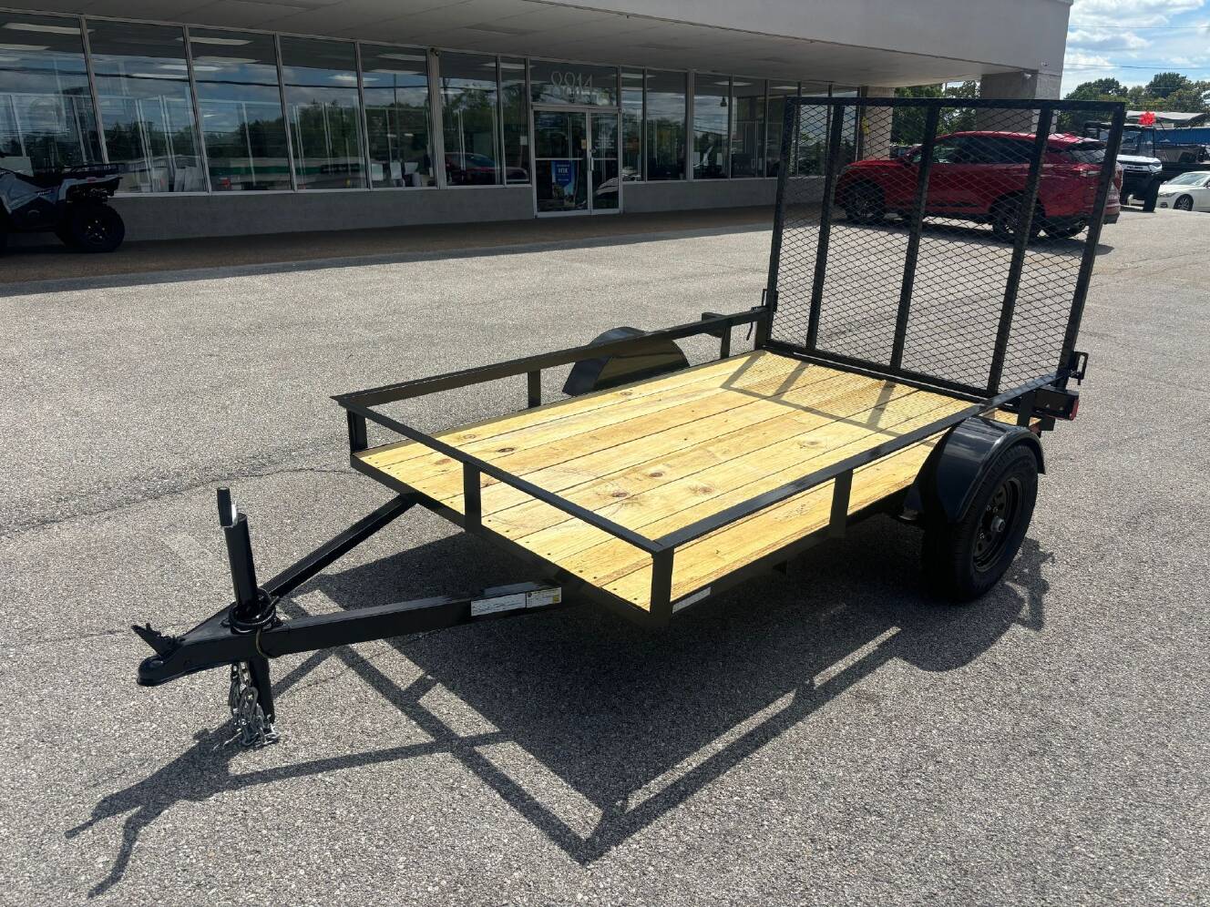A photo of this 2026 Grey States 5x8 Utility Trailer