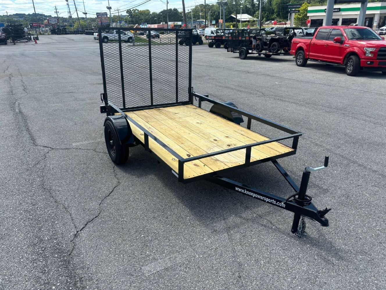 A photo of this 2026 Grey States 5x8 Utility Trailer