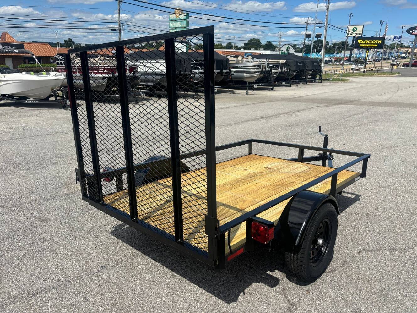 A photo of this 2026 Grey States 5x8 Utility Trailer