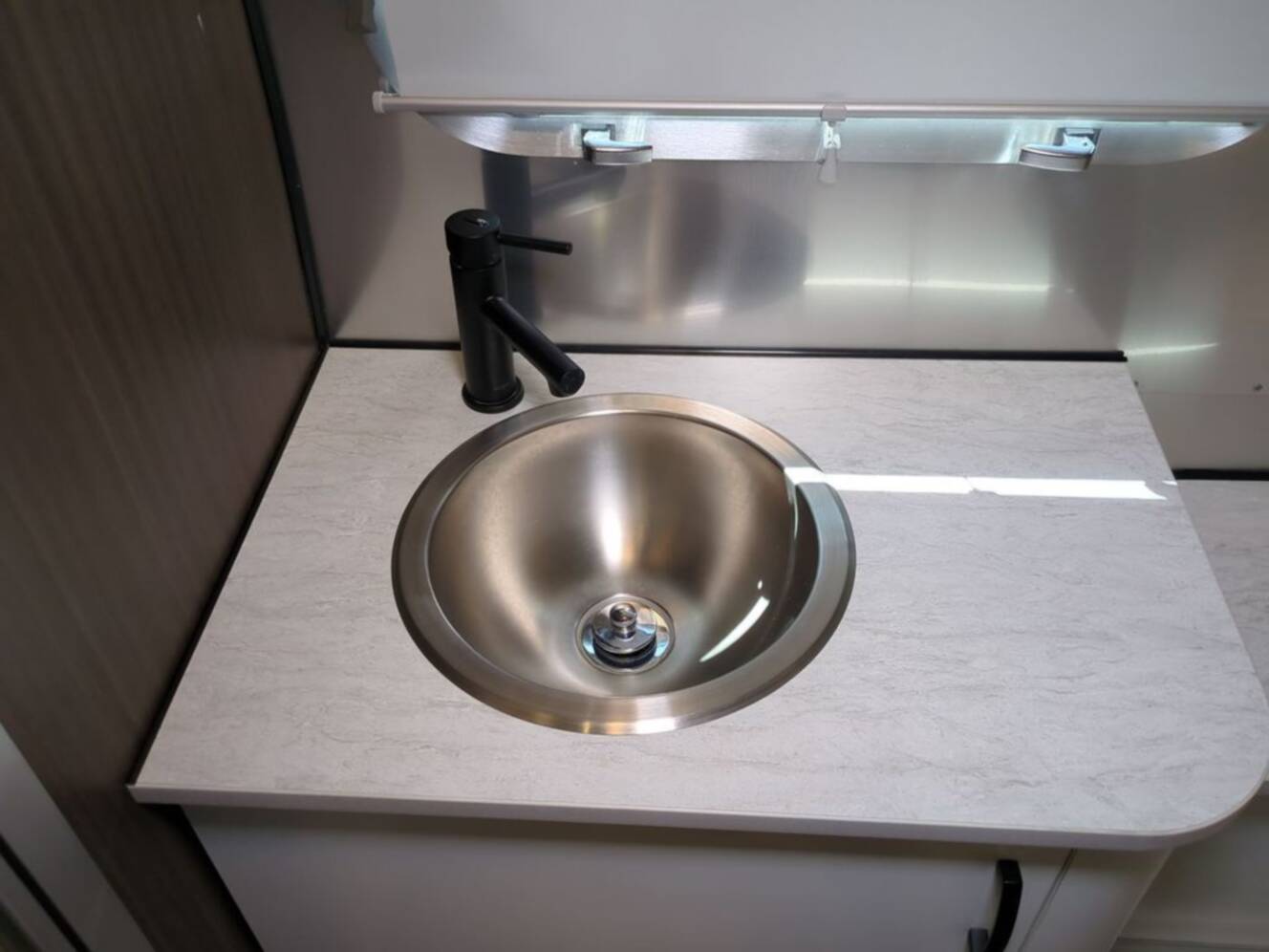A photo of this 2020 Airstream Caravel 22FB