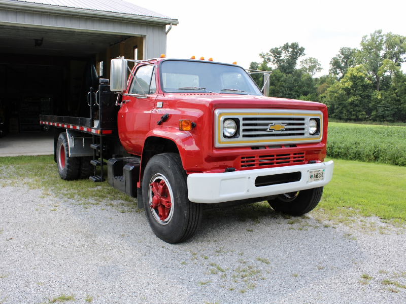 1988 CHEVROLET 16' H.D. FLATBED PLATFORM BODY