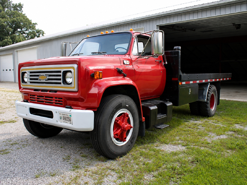 1988 CHEVROLET 16' H.D. FLATBED PLATFORM BODY