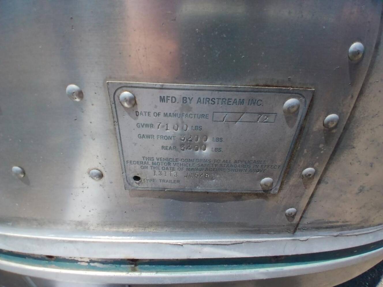A photo of this 1973 Airstream Sovereign Land Yacht