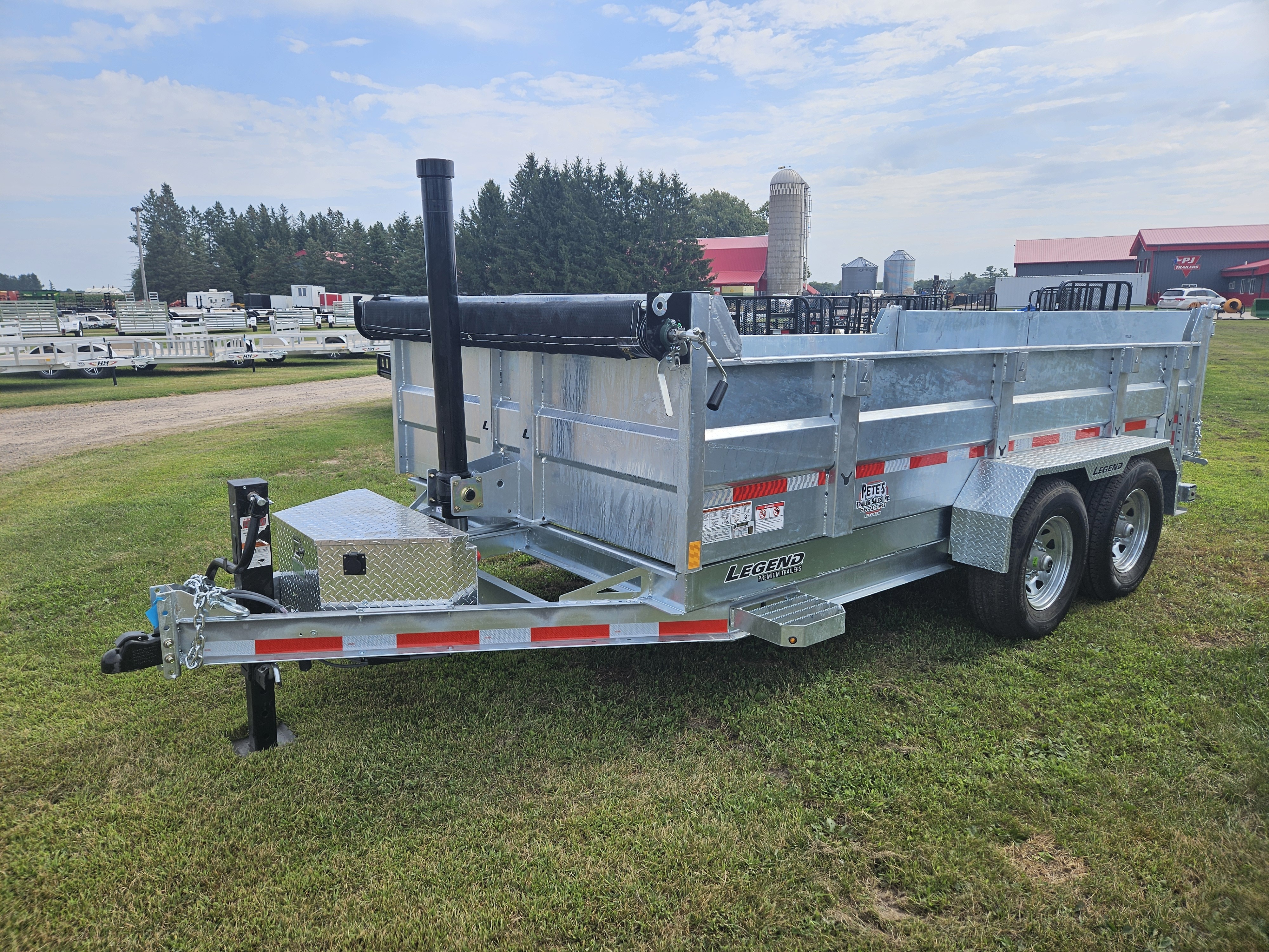 2027 LEGEND 7ft x 14ft Galvanized Dump in Rice Lake, WI