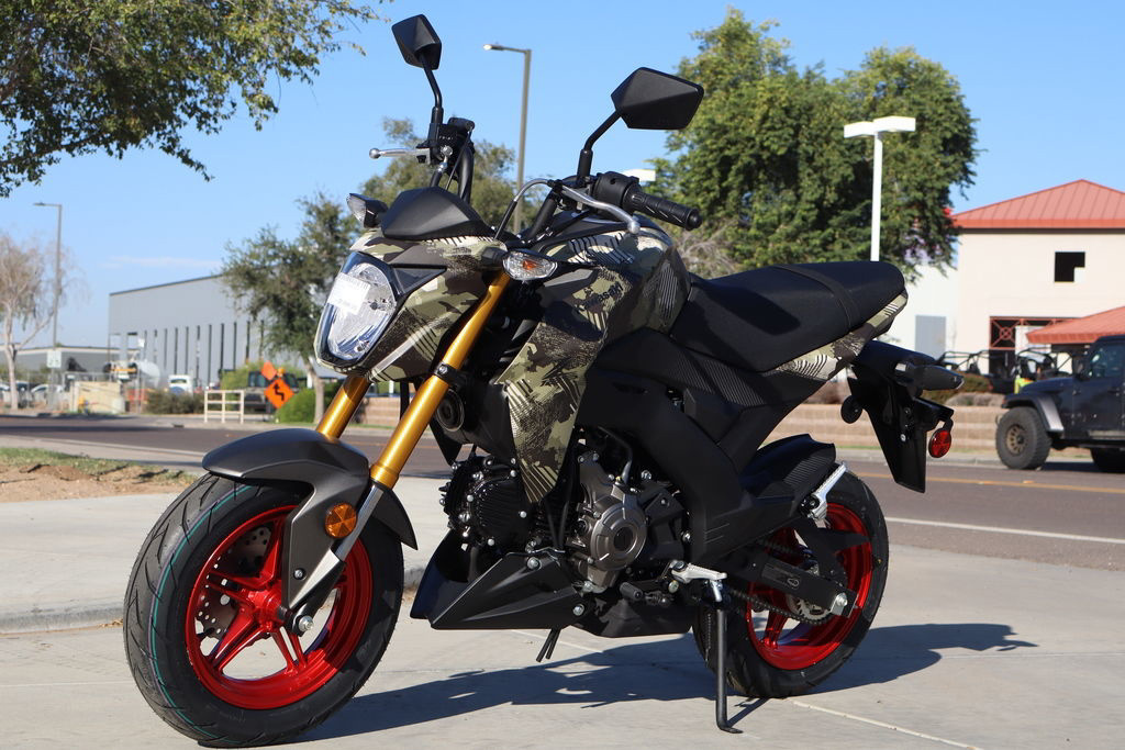 2026 Kawasaki Z125 PRO Cypher Camo Beige BASE in Goodyear, AZ