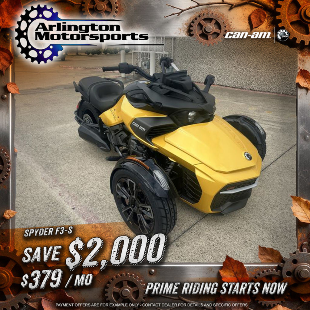 2026 Can-Am Spyder F3-S F3-S in Arlington, TX