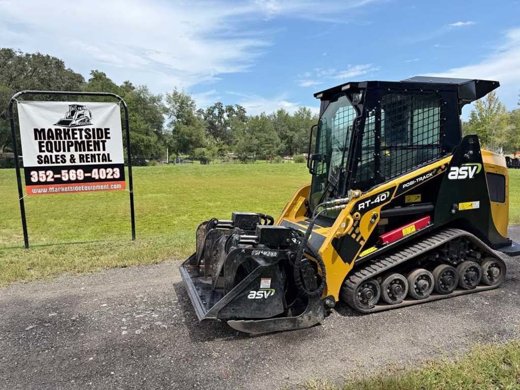 ASV RT40 Mini Skid Steer Loader with Bucket & Grapple! in Bushnell, FL
